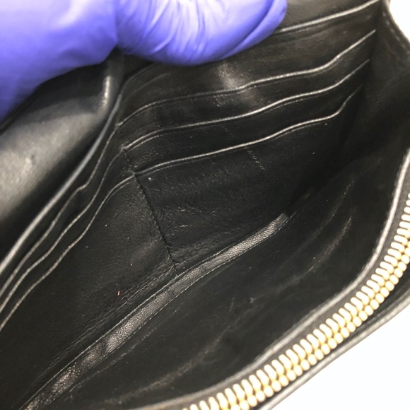 Prada Black Flap Long Wallet Sku#84401 (gently used) - Picture 13 of 15